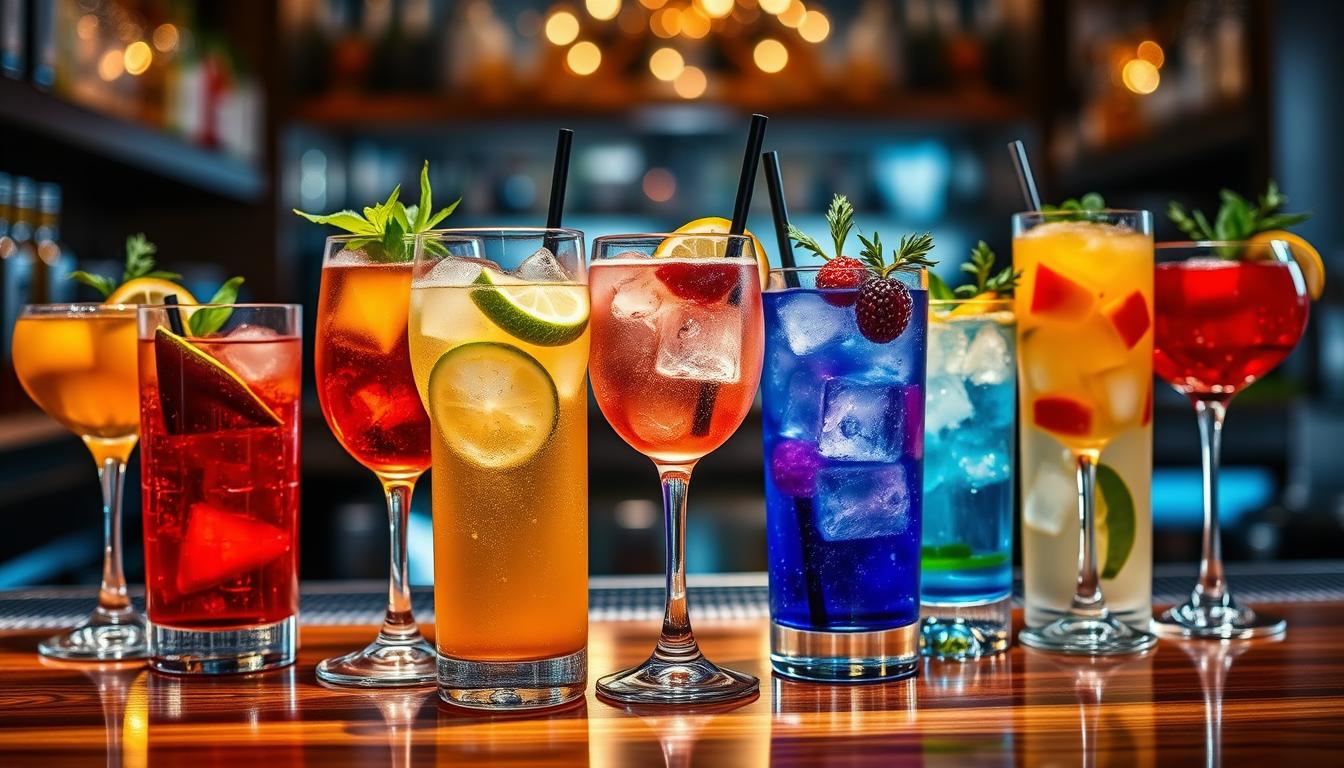 cocktail glasses