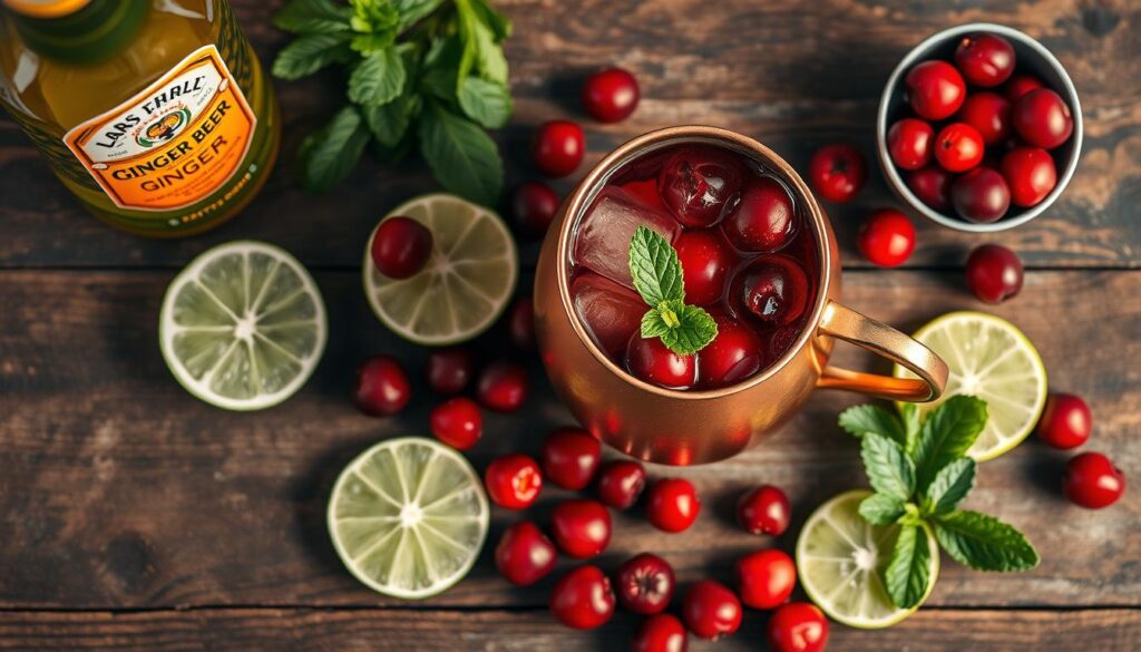 cranberry Moscow mule ingredients