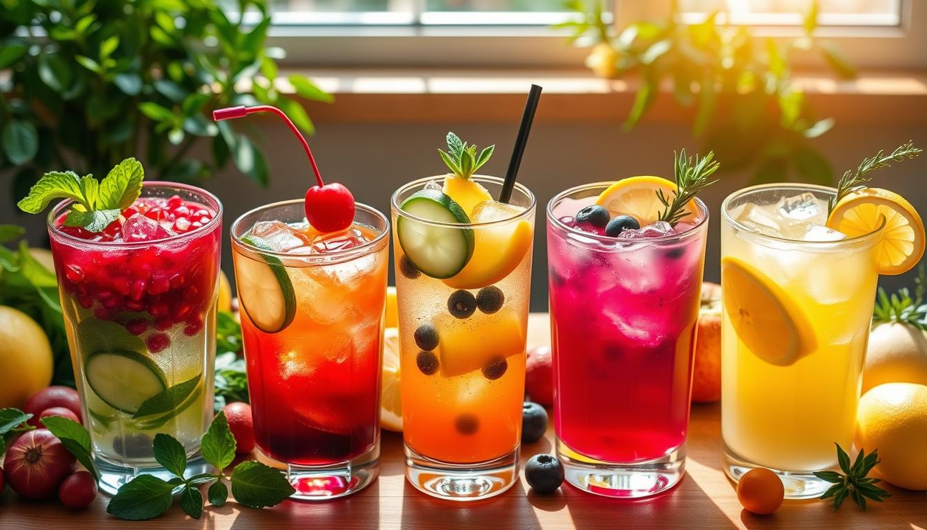 healthy mocktail recipes