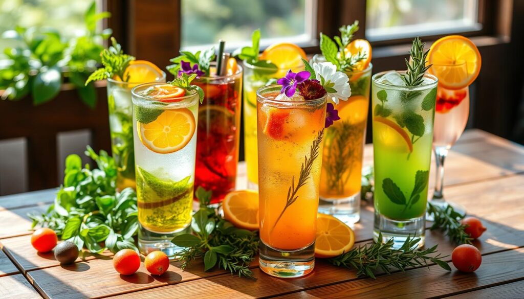 herbal mocktails