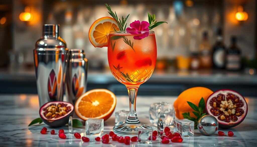 luxurious mocktails