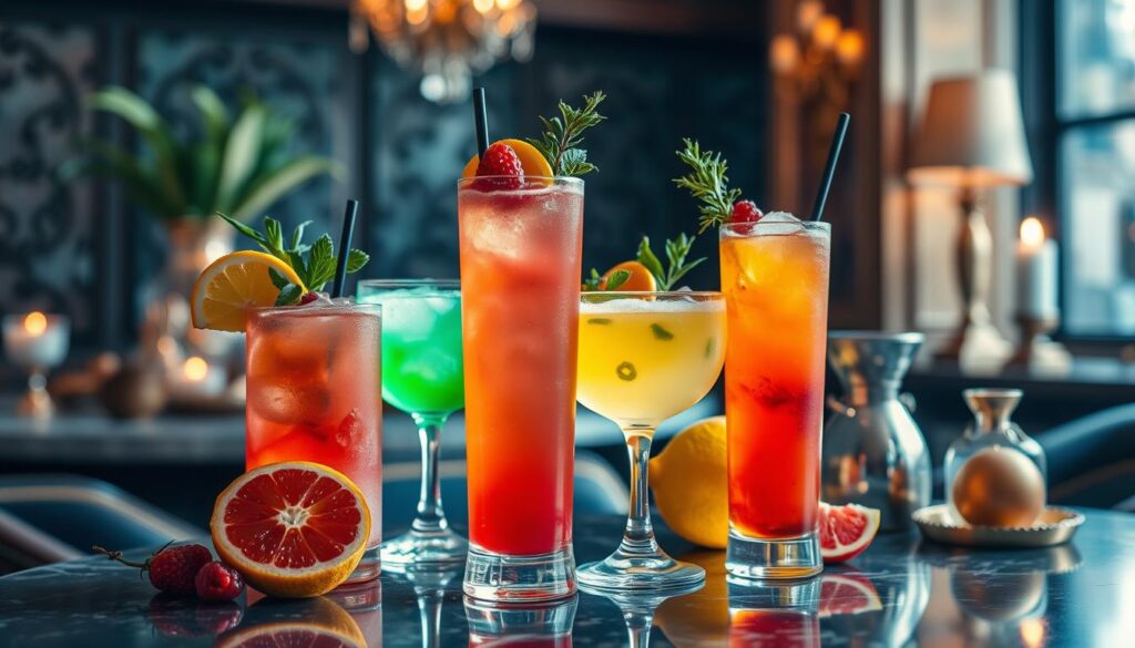 luxury mocktails