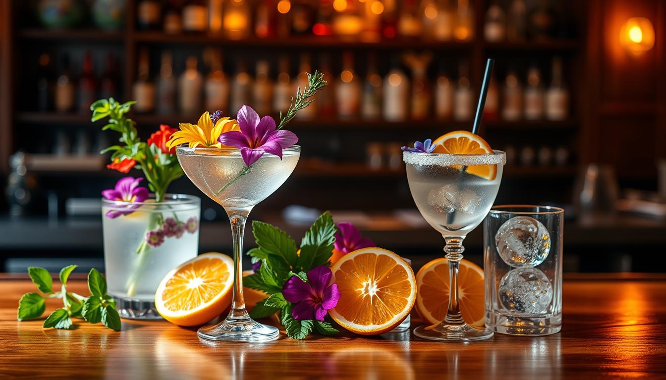 mocktail garnishes