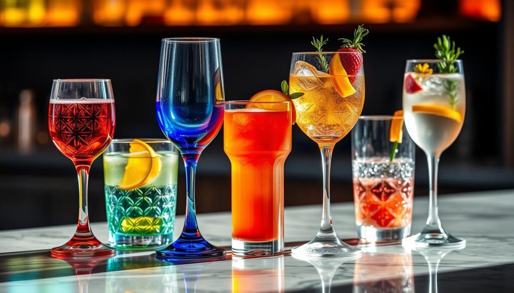 mocktail glassware