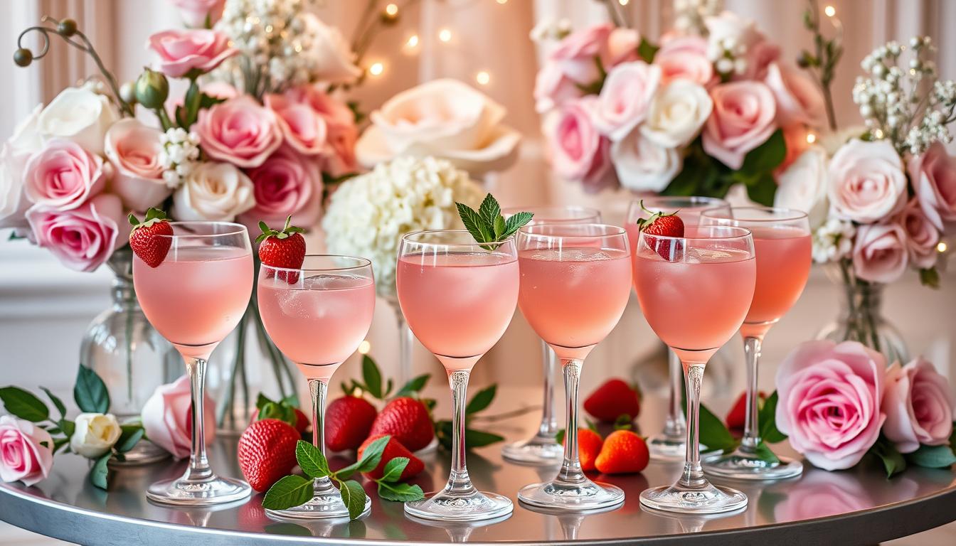 pink mocktails